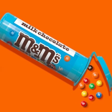 M&M'S Minis Milk Chocolate Tubes Bulk Pack of 24 for Sweet Treats