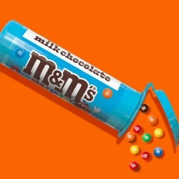M&M'S Minis Milk Chocolate Tubes Bulk Pack of 24 for Sweet Treats