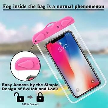 Arae Waterproof Phone Pouch for Beach Swimming Snorkeling