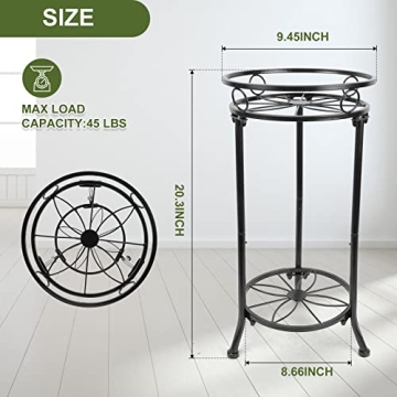 YHIJURS 20.3" Elegant Indoor Plant Stand