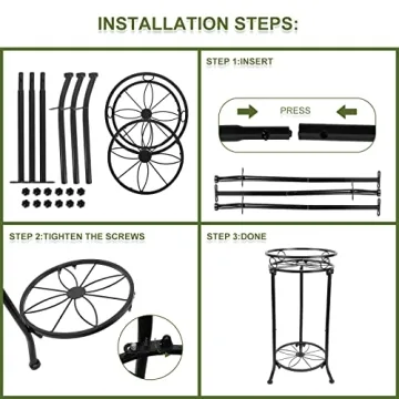 YHIJURS 20.3" Elegant Indoor Plant Stand