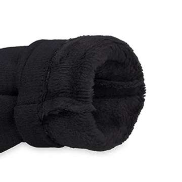 Tomily Womens Touch Screen Phone Fleece Windproof Gloves Winter Warm Wear (Black)