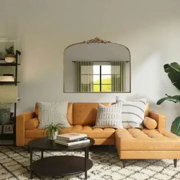 Wemily Vintage Gold Ornate Baroque Mirror for Elegant Decor