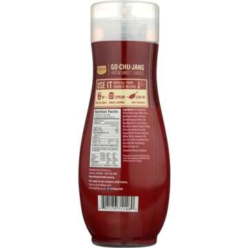 bibigo - Gochujang Sauce, Hot and Sweet Flavor, Perfectly Blended Flavors, Pantry and Party Must-Have, 11.5-oz