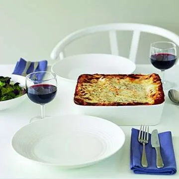 Elevate Dining with the Royal Doulton Gordon Ramsay Maze Place Setting - 4 Piece White Tableware