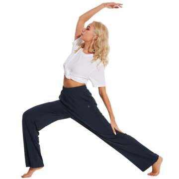 HOdo Women's Tall Yoga Pants with Pockets and Comfort