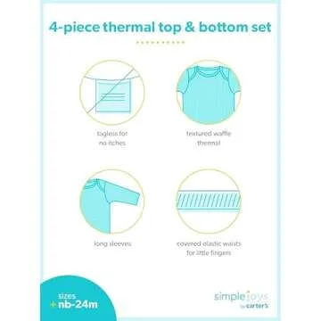 Simple Joys by Carter's 4-Piece Set for Baby Boys - Cozy Comfort