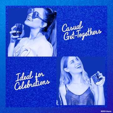 Dragon Glassware x Barbie Whiskey Glasses - Ken 60th Anniversary Edition - 8 oz Smoked Metallic Insulated Double Wall Bourbon & Whiskey Glasses Set of 2 - Unique Drinkware Gift for Men