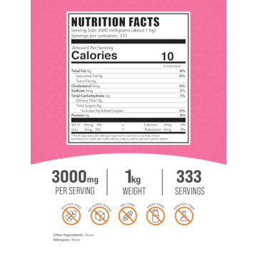 Keto Sorbitol Powder - Low-Calorie Sugar Substitute for Baking