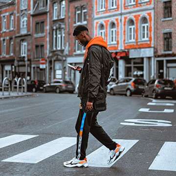 Fitdom Small Tactical Messenger Bag For Men. Multiple Ways to Carry as Sling, Shoulder, Crossbody, Waist, Pouch Side Pack. Made with Heavy Duty Fabric. Pack This EDC Tactical Bag (BLACK)