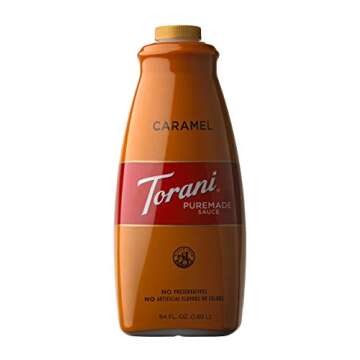 TORANI CARAMEL SAUCE 64 OZ.