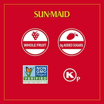 Sun Maid California Raisins - Healthy Low Calorie Snacks