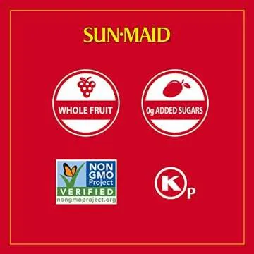 Sun Maid California Raisins - Healthy Low Calorie Snacks