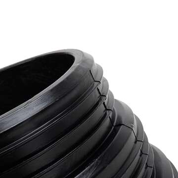 Camco Flexible 3-in-1 Sewer Adapter Hose Seal -Flexible Fitting That Makes Connection to a Sewer Inlet Simple and Less Hands On! (39318), Black