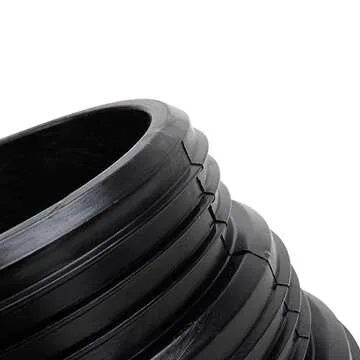 Camco Flexible 3-in-1 Sewer Adapter Hose Seal -Flexible Fitting That Makes Connection to a Sewer Inlet Simple and Less Hands On! (39318), Black