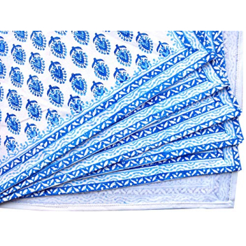 Rastogi Handicrafts Cotton Table Mats and Napkins Set