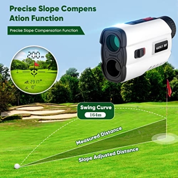 Accurate Golf Rangefinder 700 Yards - Slope & USB Rechargeable