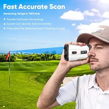 Accurate Golf Rangefinder 700 Yards - Slope & USB Rechargeable