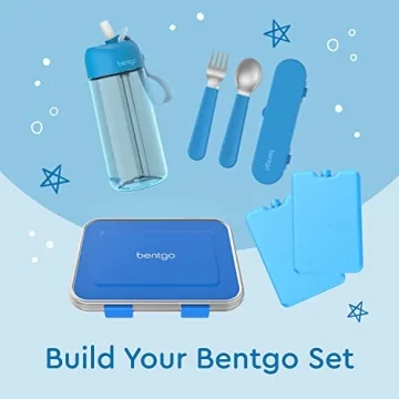 Bentgo Kids Stainless Steel Utensil Set for Toddlers - Fun & Practical