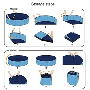 ITidyHome Foldable Pet Dog Kids Swimming Pool 32" x 8"