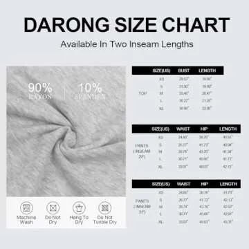 Darong Women’s Trendy Cozy 2 Piece Outfit for Casual Wear