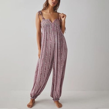 SOLILOQUY Boho Summer Jumpsuit for Stylish Comfort