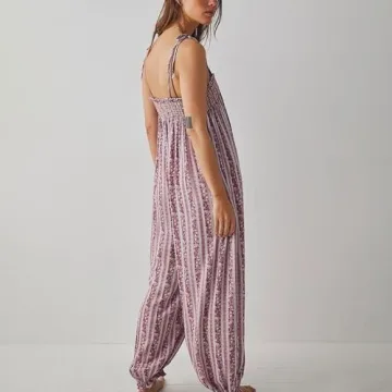 SOLILOQUY Boho Summer Jumpsuit for Stylish Comfort