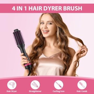 MiroPure 4-in-1 Hair Dryer Brush for Effortless Styling