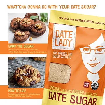 Date Sugar 16 Ounces - Healthy Natural Sweetener