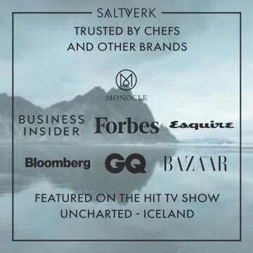 Saltverk Seaweed Sea Salt - 3.17 Ounces Jar - Hand Harvested Gourmet - Sustainably Made