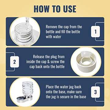 Bundaloo Dog Water Bowl Dispenser for Happy Pets