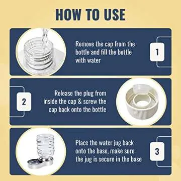 Bundaloo Dog Water Bowl Dispenser for Happy Pets