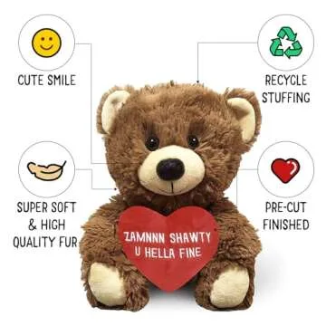 Zamnnn Shawty U Hella Fine Funny Teddy Bear Gift