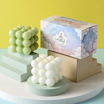 ACITHGL Bubble Candles - Stylish Soy Wax Decor Set