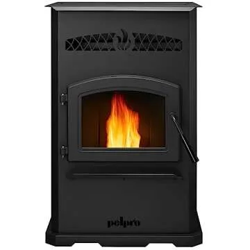 PelPro PP70 Pellet Stove for Home Heating - 70 lb Hopper, 42,500 BTU Heats up to 2,000 Sq. Ft., Easy...