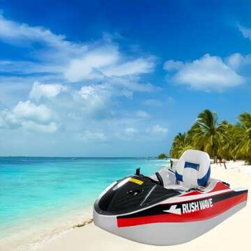 Electric Surfing Boat for Adults - Rechargeable, Powerful Performance, 52KM/H, 2 Riders