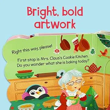 Santa's Workshop: A Christmas Lift-a-Flap Board Book for Babies and Toddlers (Chunky Lift-a-Flap)