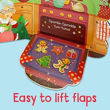 Santa's Workshop: A Christmas Lift-a-Flap Board Book for Babies and Toddlers (Chunky Lift-a-Flap)