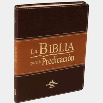 La Biblia para la Predicación RVR60 - Letra Grande, imitación piel duotone, indice, canto dorado (...
