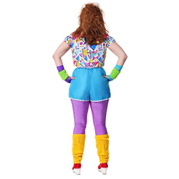 Women's 80's Plus Size Costume Deep Pink Leotard 3X