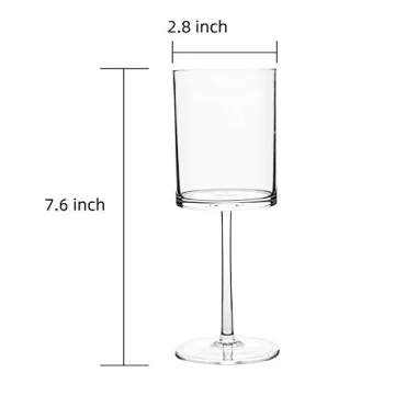 Classic Acrylic Premium Quality Plastic Tumblers |Set of Clear, 6 Each: 10-Ounce , Dishwasher Safe (Clear, 10-ounce)