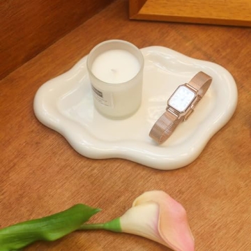 CCINPPY Cloud Ceramic Jewelry Tray - Fun & Cute Design