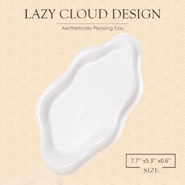 CCINPPY Cloud Ceramic Jewelry Tray - Fun & Cute Design
