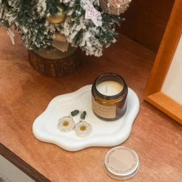 CCINPPY Cloud Ceramic Jewelry Tray - Fun & Cute Design