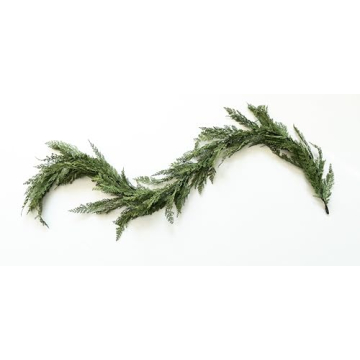 Faux Cedar Garland for Christmas Decor - 72" Long