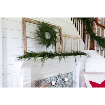 Faux Cedar Garland for Christmas Decor - 72" Long