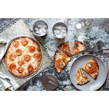 Cali'flour Foods Gluten Free, Low Carb Cauliflower Pizza Crusts - 6 Original Italian Crusts, 2 Sweet Red Pepper Crusts, and 2 Spicy Jalapeno Crusts - 5 Boxes (10 Total Crusts, 2 Per Box)