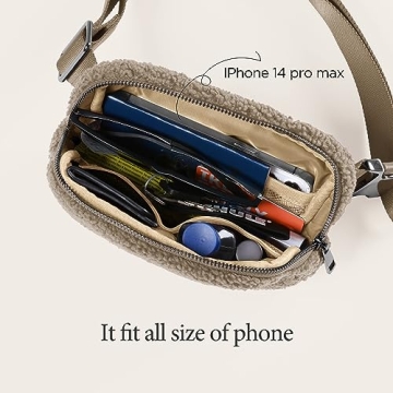 Stylish ODODOS Mini Belt Bag for Fitness and Travel