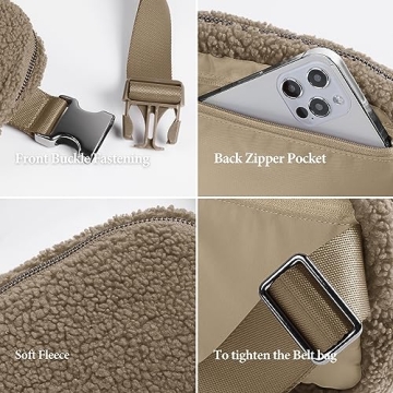 Stylish ODODOS Mini Belt Bag for Fitness and Travel