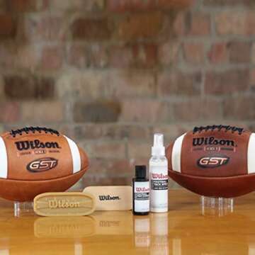 Wilson Football Prep Kit - Enhance Your Game with Wax Bar and Brush